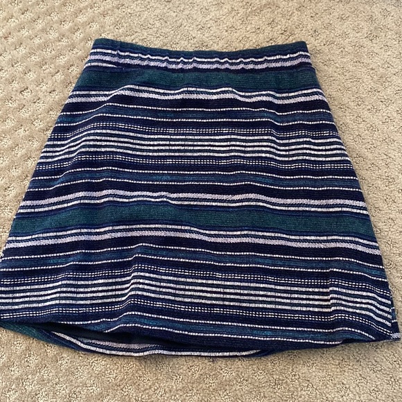 REVOLUTIONARY STRIPED TEXTURED MINI SKIRT - Picture 4 of 4